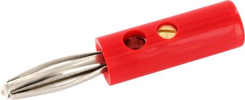 Econ Connect BD4SRT Bananenstecker Stecker, gerade Stift-Ø: 4mm Rot