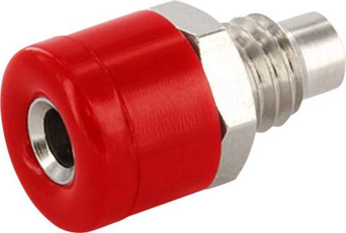 Econ Connect HOBSRT Bananenstecker Buchse, Einbau vertikal Stift-Ø: 2.6mm Signal-Rot