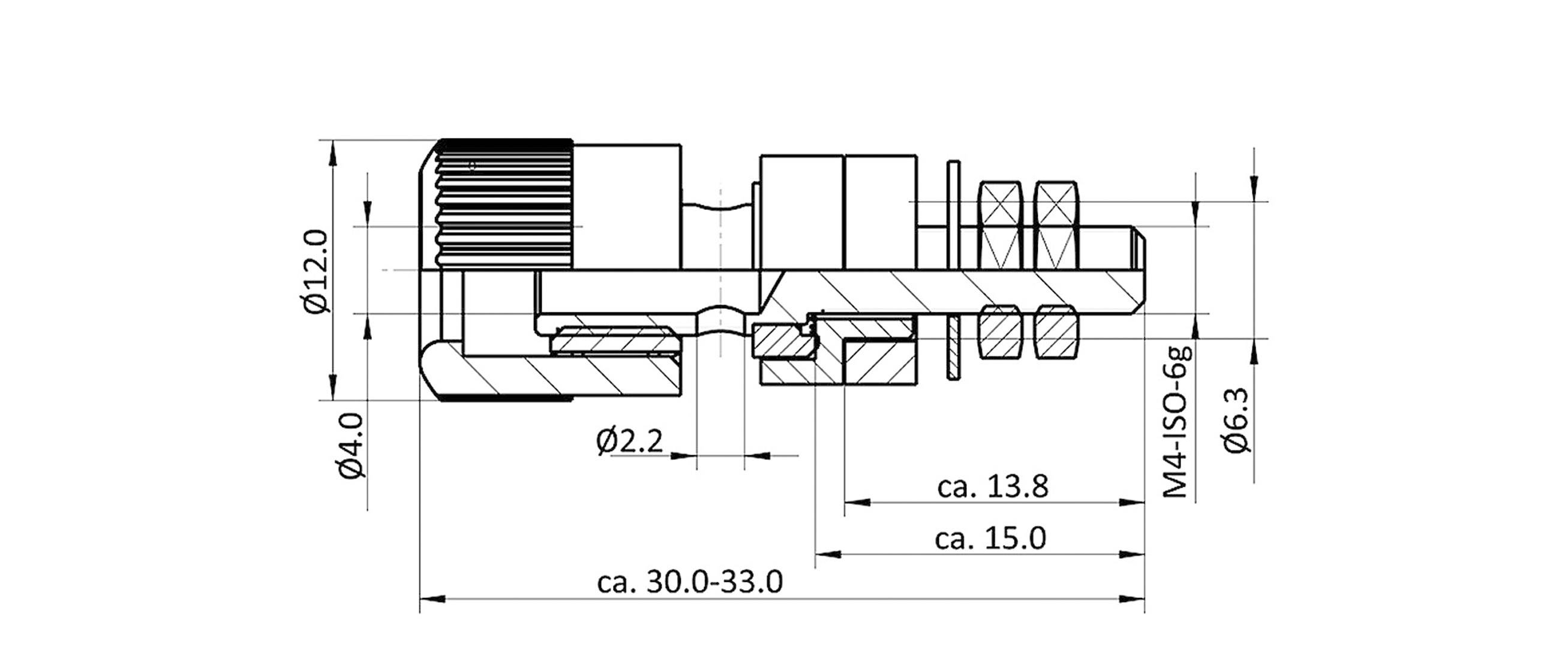 Econ Connect AK5SRT Polklemme Signal-Rot 6A