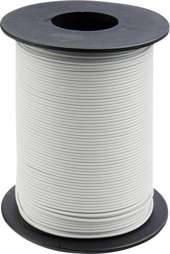 Donau Elektronik 105-5-100 Schaltdraht 1 x 0.20mm² Weiß 100m
