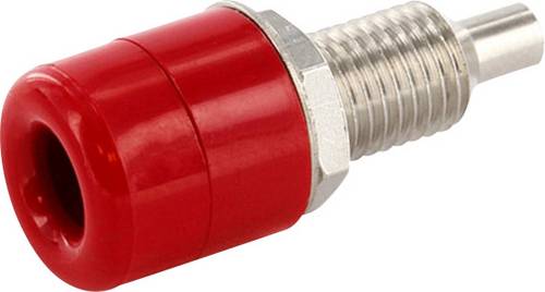 Econ Connect TB4SRT Laborbuchse Buchse, Einbau vertikal Stift-Ø: 4mm Signal-Rot