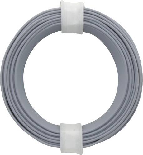 Donau Elektronik 105-9 Schaltdraht 1 x 0.20 mm² Grau 10 m