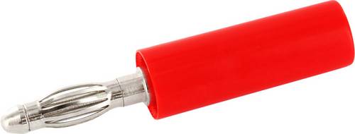 Econ Connect BS4SRTE Laborstecker Stecker, gerade Stift-Ø: 4mm Signal-Rot 1St.