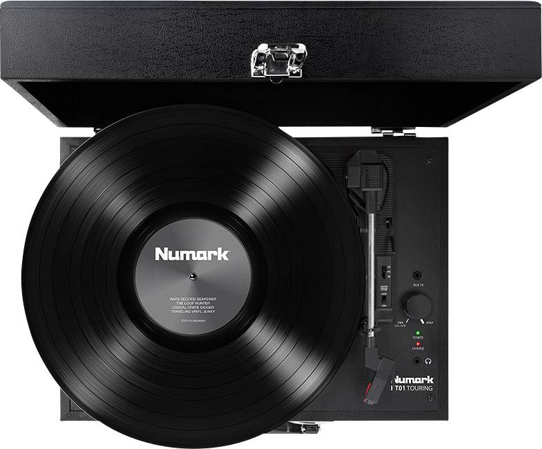 Numark PT01 USB-Plattenspieler Riemenantrieb Schwarz