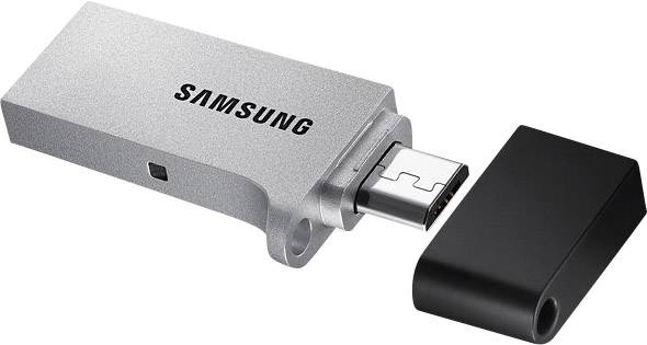 Samsung DUO USB-Zusatzspeicher Smartphone/Tablet Silber 32 GB USB 3.2 Gen 1 (USB 3.0), Micro USB 2.0
