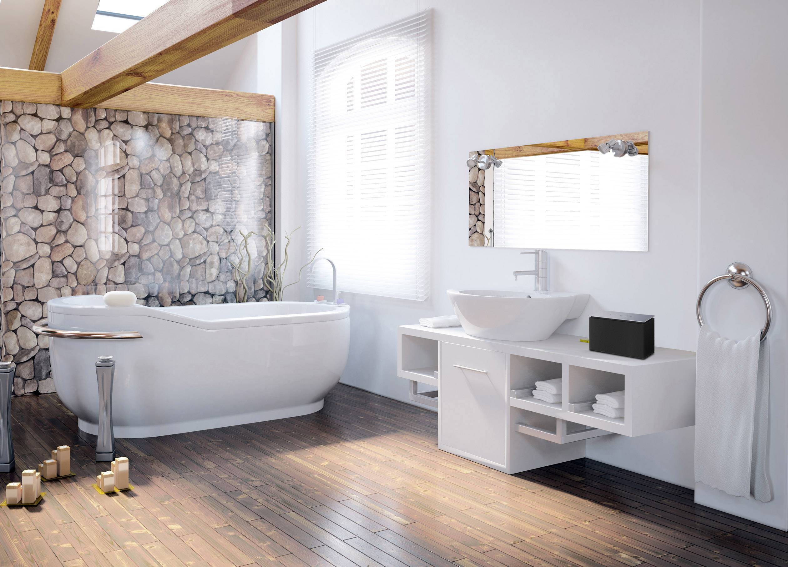 Dyon Area L Multiroom Lautsprecher Bluetooth®, AUX, WLAN, Internetradio Schwarz