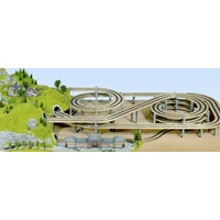 NOCH 0053105 H0 Gleiswendel Aufbaukreis (B x H) 145mm x 87mm 420 mm, 483mm NOCH 0053105 H0 Gleiswendel Aufbaukreis (B x H) 145mm x 87mm 420 mm, 483mm