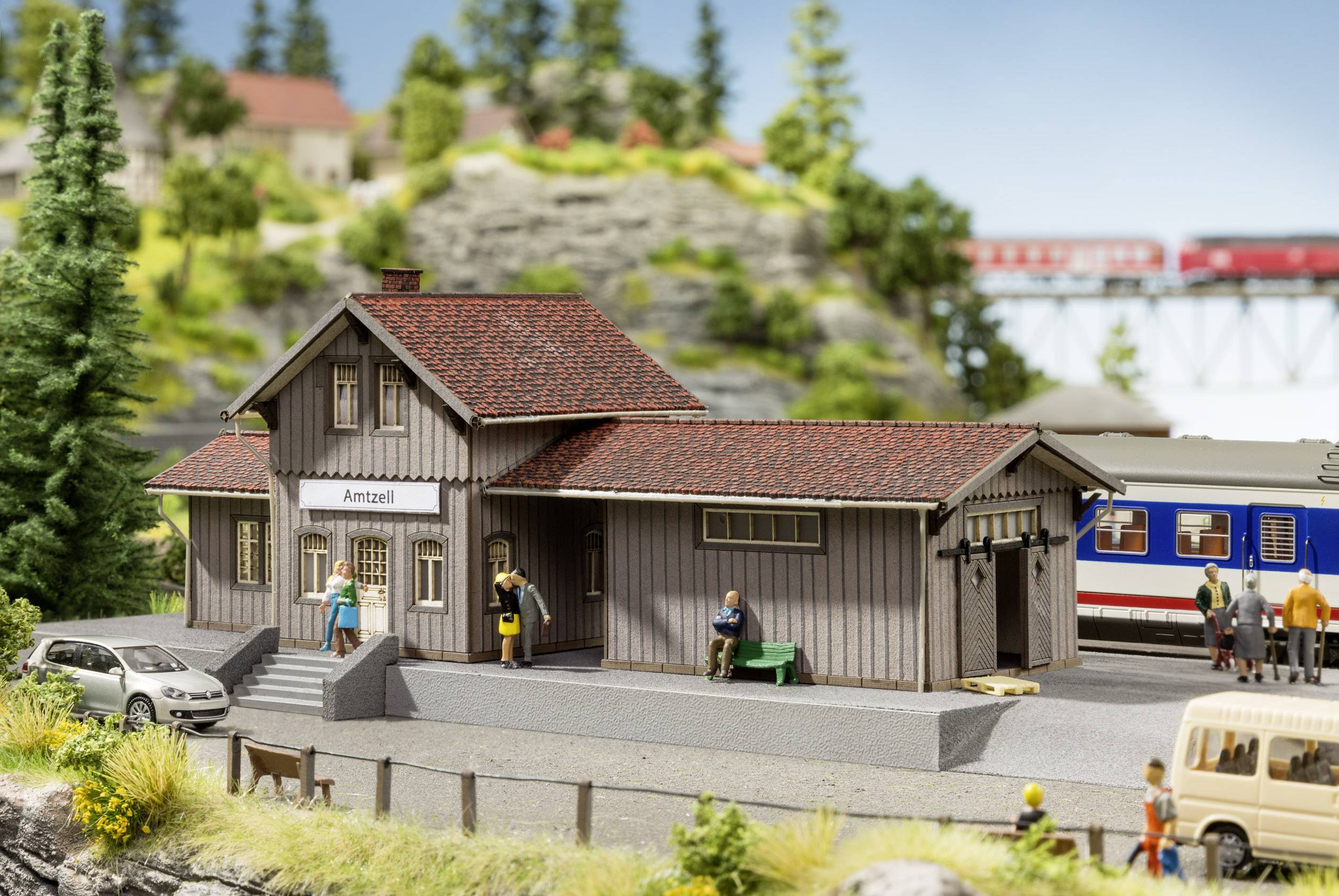 NOCH 0066001 H0 Haltepunkt "Amtzell"