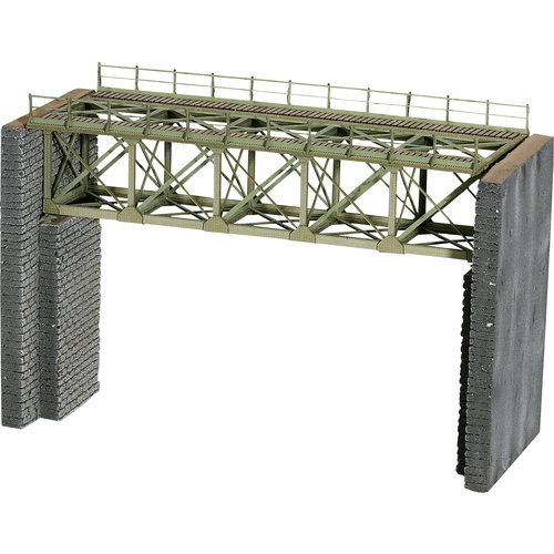 NOCH 0067010 H0 Stahlbrücke 1gleisig (L x B x H) 188 x 75 x 128mm