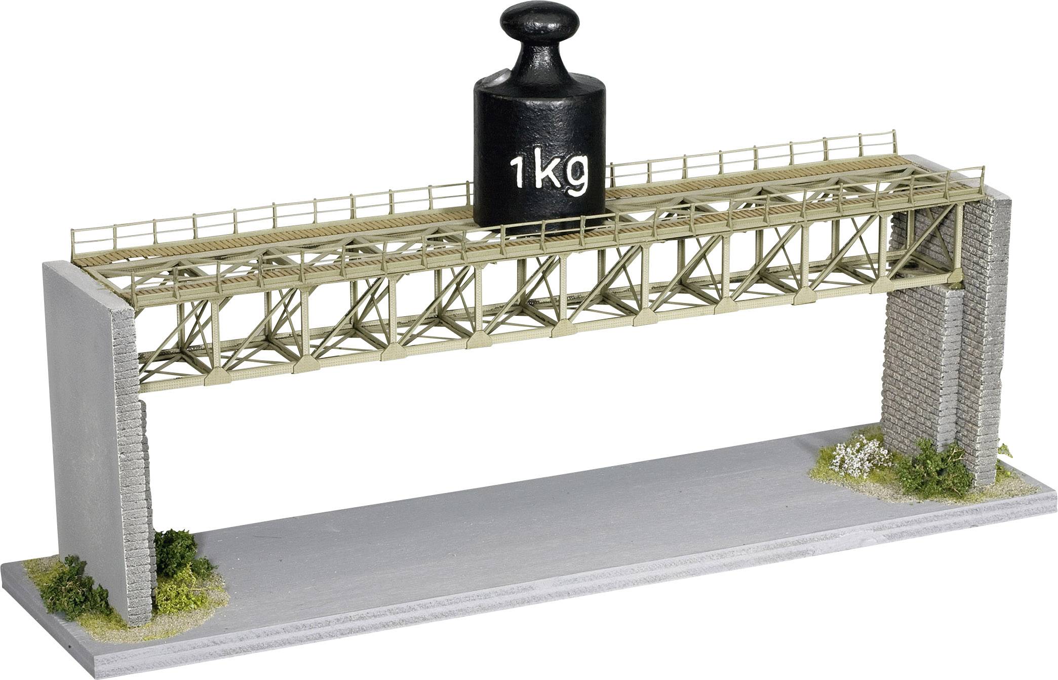 NOCH 0067010 H0 Stahlbrücke 1gleisig (L x B x H) 188 x 75 x 128mm