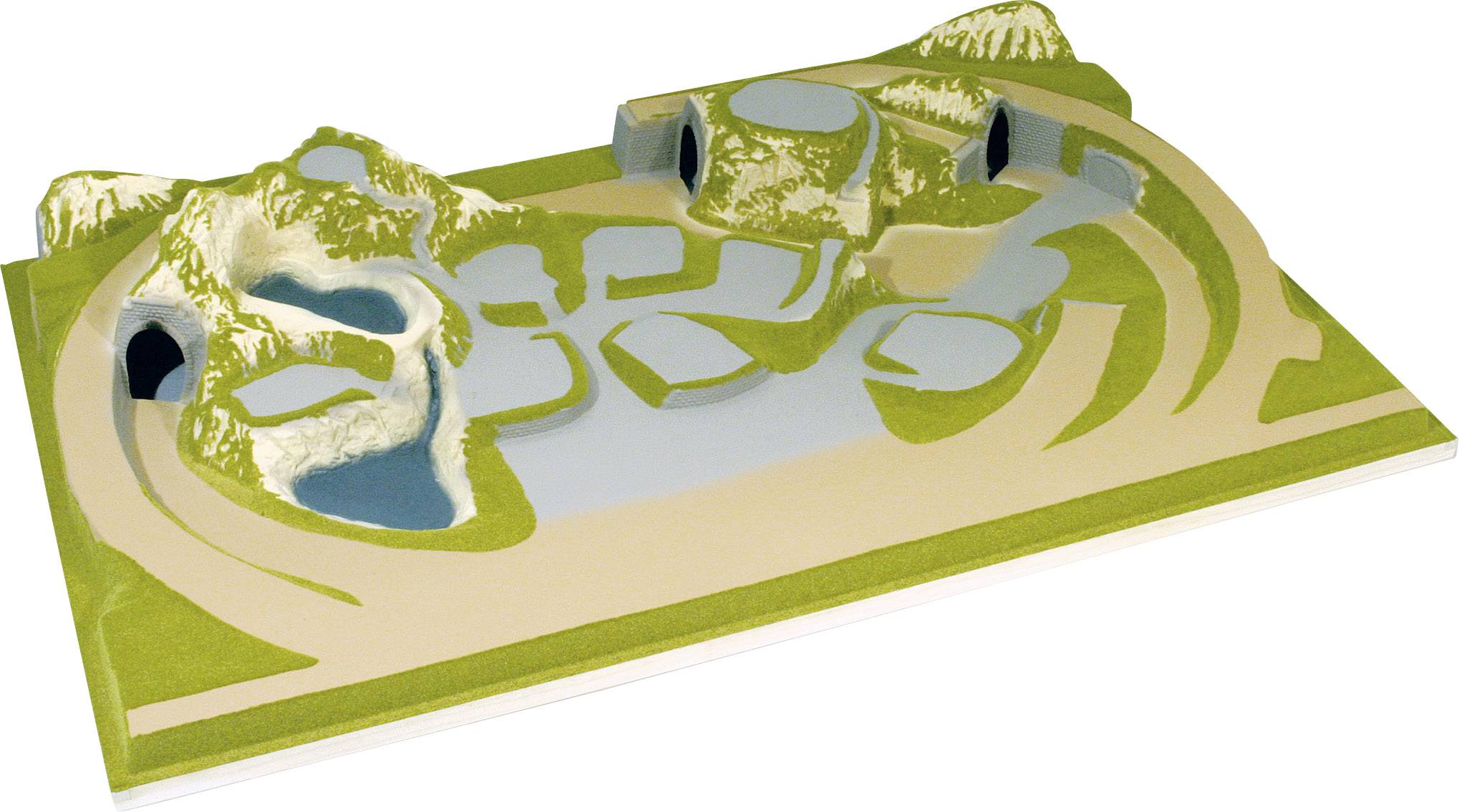 NOCH 81710 H0, TT Fertiggelände zentral Schönmühlen H0 Märklin C-Gleis (mit Bettung), H0 Märklin K-Gleis (ohne Bettung), H0