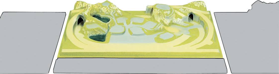 NOCH 81710 H0, TT Fertiggelände zentral Schönmühlen H0 Märklin C-Gleis (mit Bettung), H0 Märklin K-Gleis (ohne Bettung), H0