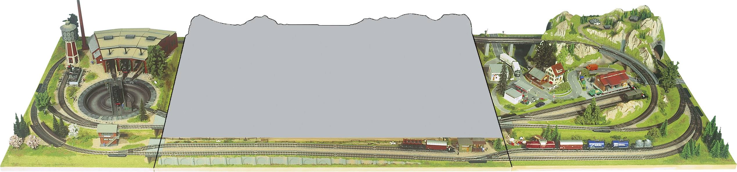 NOCH 0081980 H0 Vorfeld unten H0 Märklin C-Gleis (mit Bettung), H0 Märklin K-Gleis (ohne Bettung), H0 Fleischmann Profi-Gleis, H0
