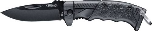 Walther Outdoormesser Micro PPQ 5.0769 mit Schlüsselring Schwarz