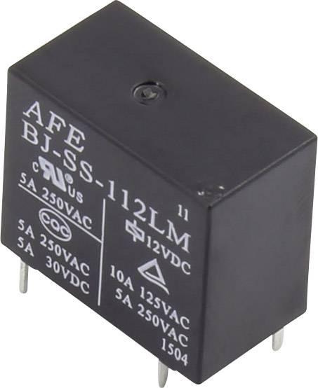 AFE BJ-SS-112LM Printrelais 12 V/DC 10 A 1 Schließer