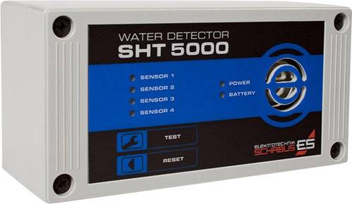 Schabus 300790 Wassermelder ohne Sensor batteriebetrieben, netzbetrieben