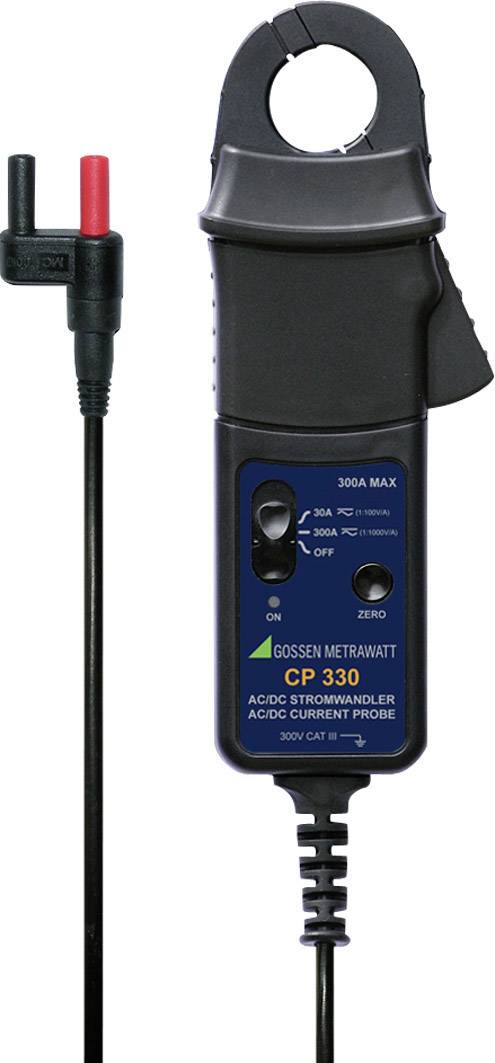 Gossen Metrawatt CP330 Stromzangenadapter Messbereich A/AC (Bereich): 50mA - 300A Messbereich A/DC (Bereich): 50mA - 300A