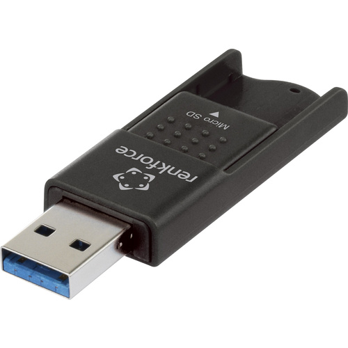 Renkforce HYD-7011 Externer Speicherkartenleser USB 3.2 Gen 1 (USB 3.0) Schwarz
