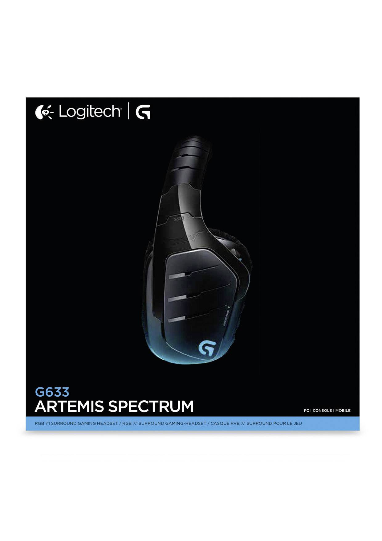 Logitech Gaming G633 Artemis Spectrum Gaming Headset USB, 3.5mm Klinke schnurgebunden Over Ear Schwarz