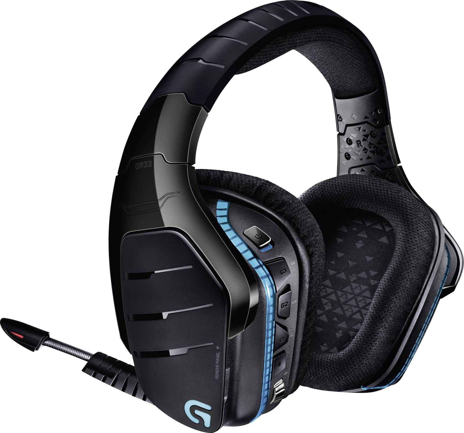 Logitech Gaming G933 Artemis Spectrum Gaming Headset USB, 3.5 mm Klinke schnurlos, schnurgebunden Over Ear Schwarz 7.1 Surround