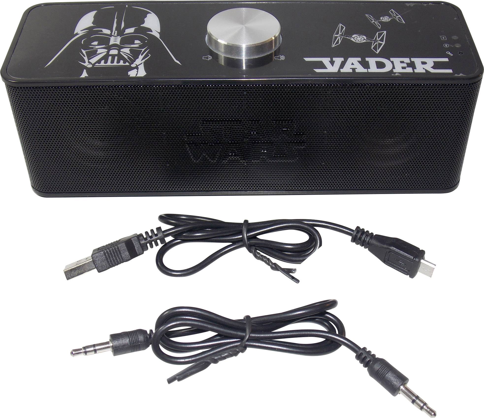 Bluetooth® Lautsprecher Lexibook Star Wars Darth Vader Freisprechfunktion Schwarz