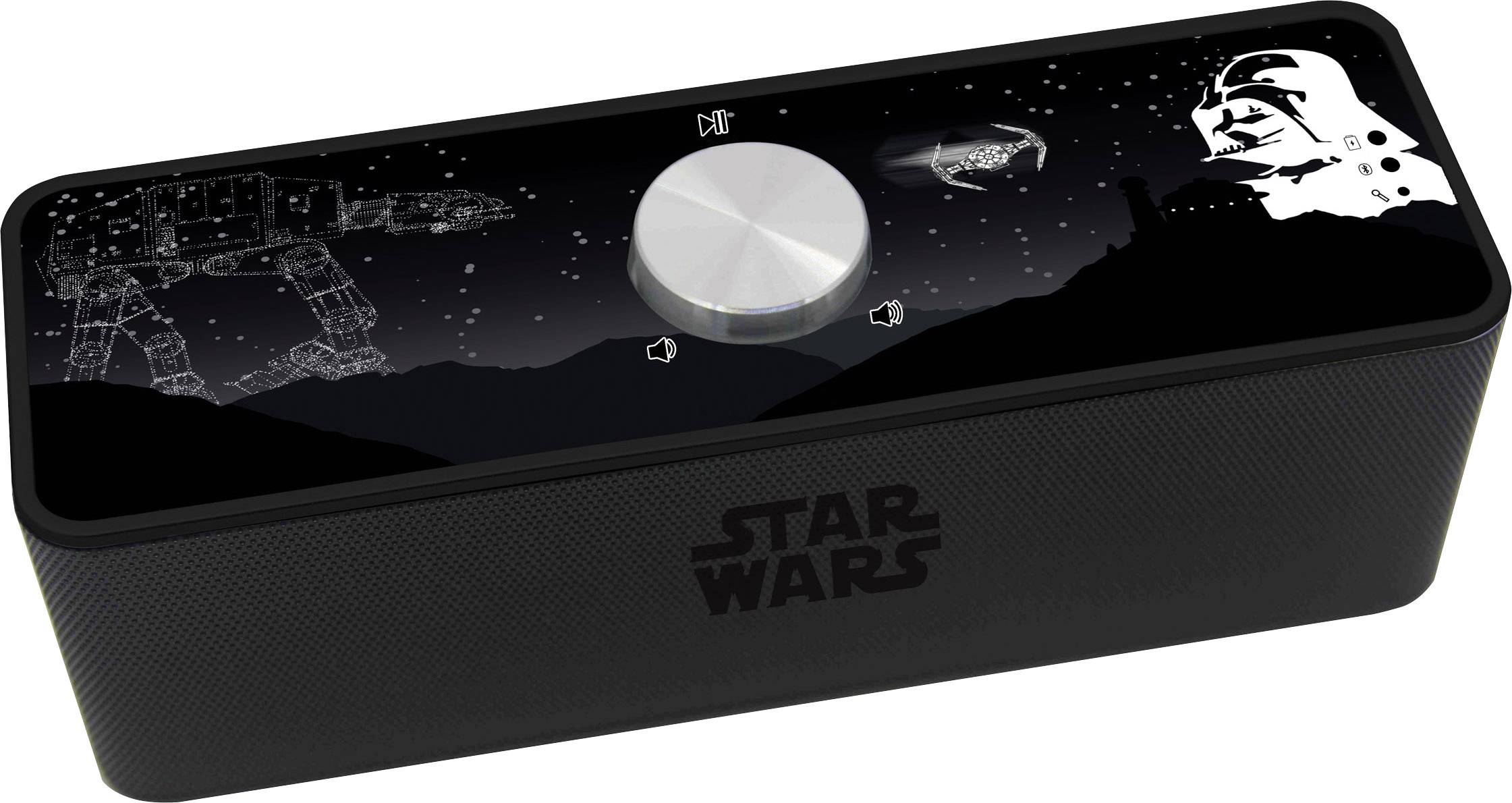 Bluetooth® Lautsprecher Lexibook Star Wars Darth Vader Freisprechfunktion Schwarz