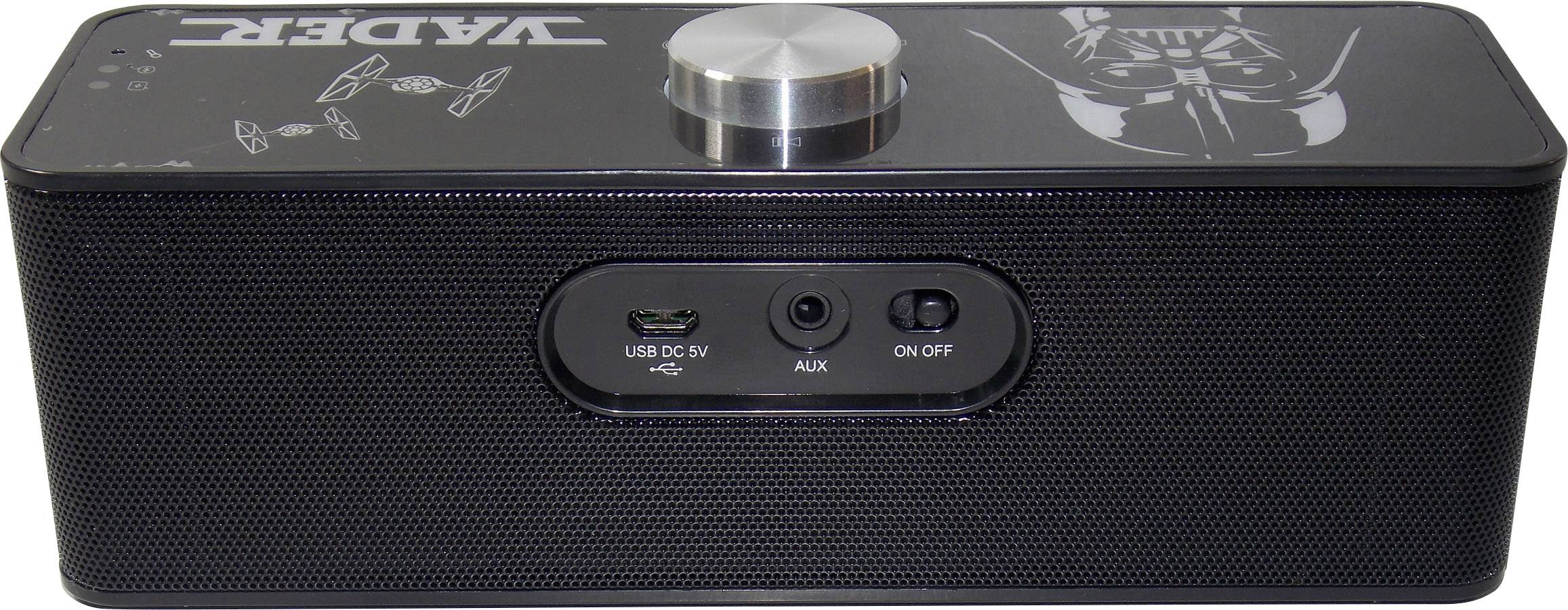 Bluetooth® Lautsprecher Lexibook Star Wars Darth Vader Freisprechfunktion Schwarz