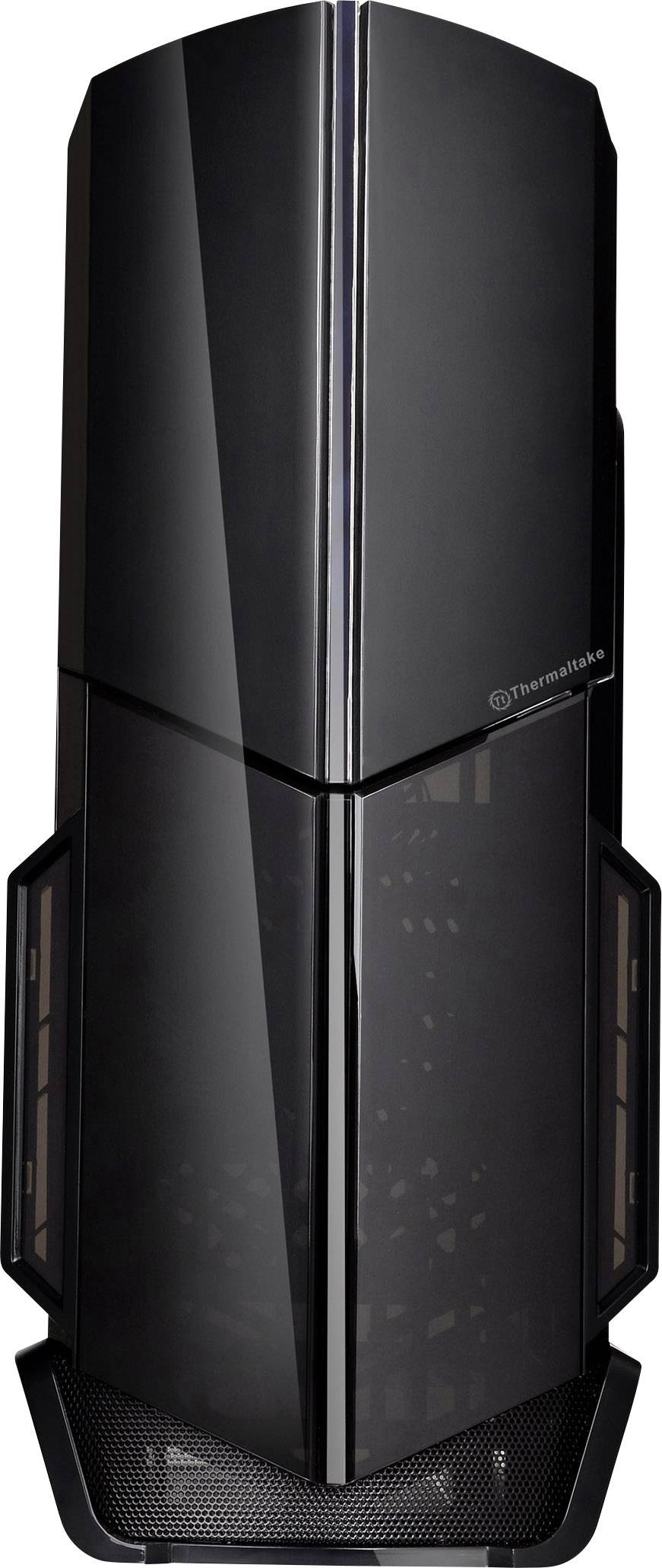 Thermaltake Versa N21 Midi-Tower PC-Gehäuse Schwarz 1 vorinstallierter Lüfter, Seitenfenster, Werkzeugfreie Festplatteninstallation