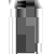 Thermaltake Versa N21 Midi-Tower PC-Gehäuse Schwarz 1 vorinstallierter Lüfter, Seitenfenster, Werkzeugfreie Festplatteninstallation