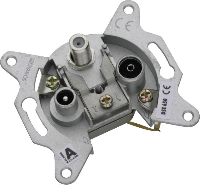 Schwaiger DSE650 531 Antennendose SAT, TV Unterputz Stichleitungsdose
