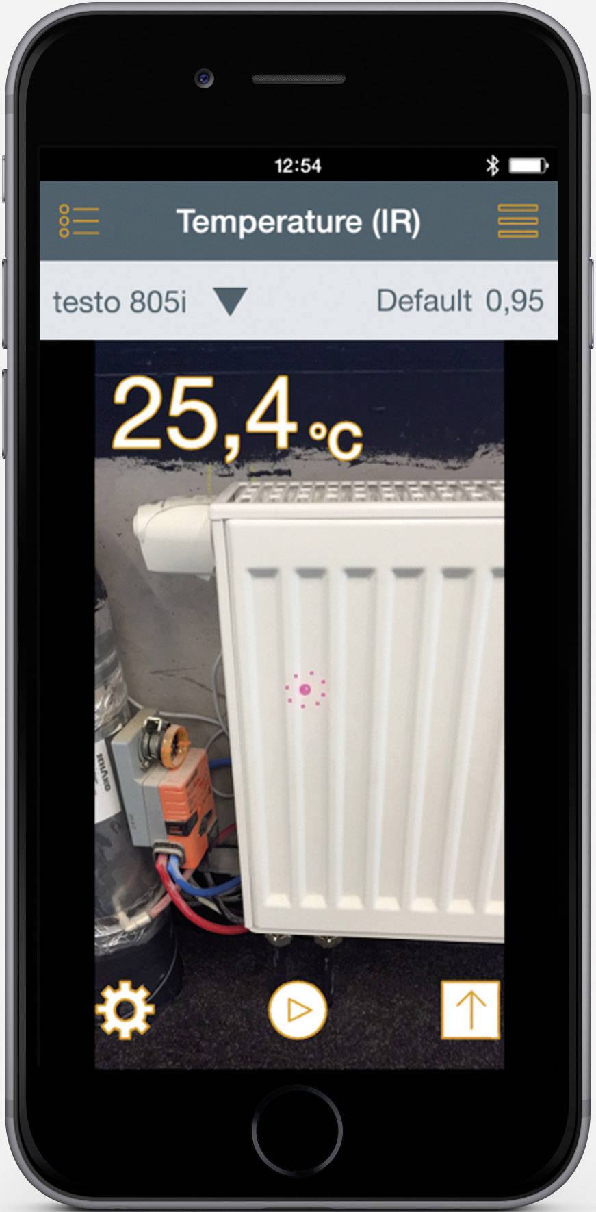 Testo 805i Smart Probes Infrarot-Thermometer Optik 10:1 -30 - 250°C