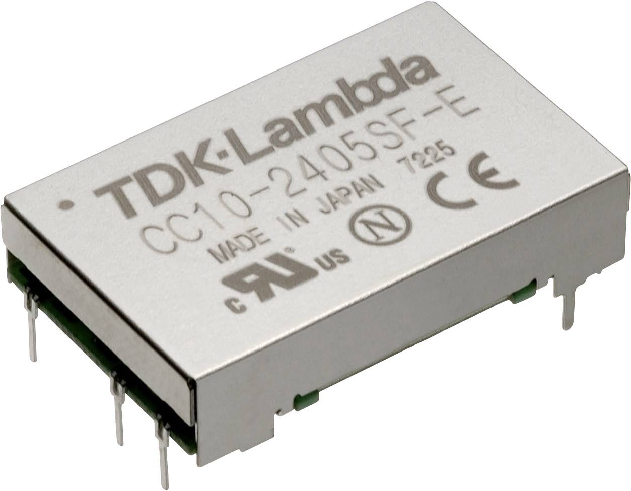 TDK-Lambda CC10-1212DF-E DC/DC-Wandler, Print 12 V/DC -12 V/DC, 12 V/DC, 15 V/DC 0.45 A 10 W Anzahl
