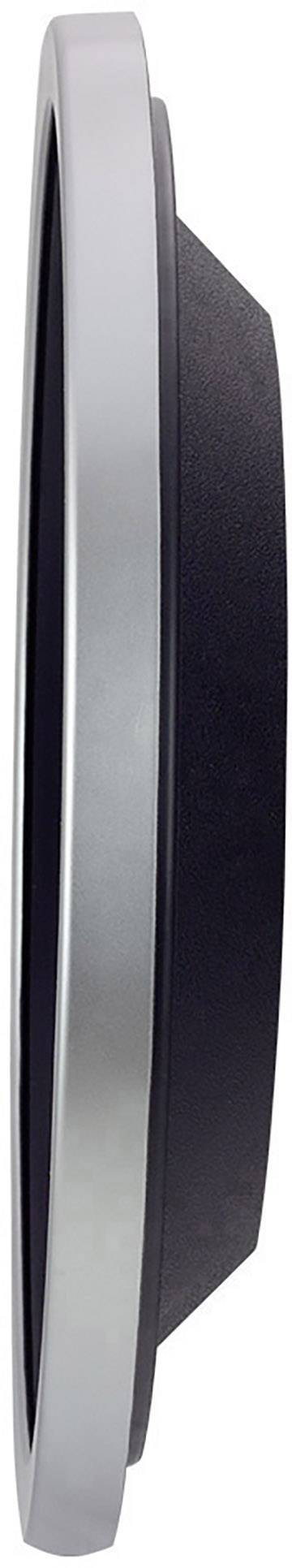 EuroTime 56831-07 Funk Wanduhr 30cm x 4.3cm Silber