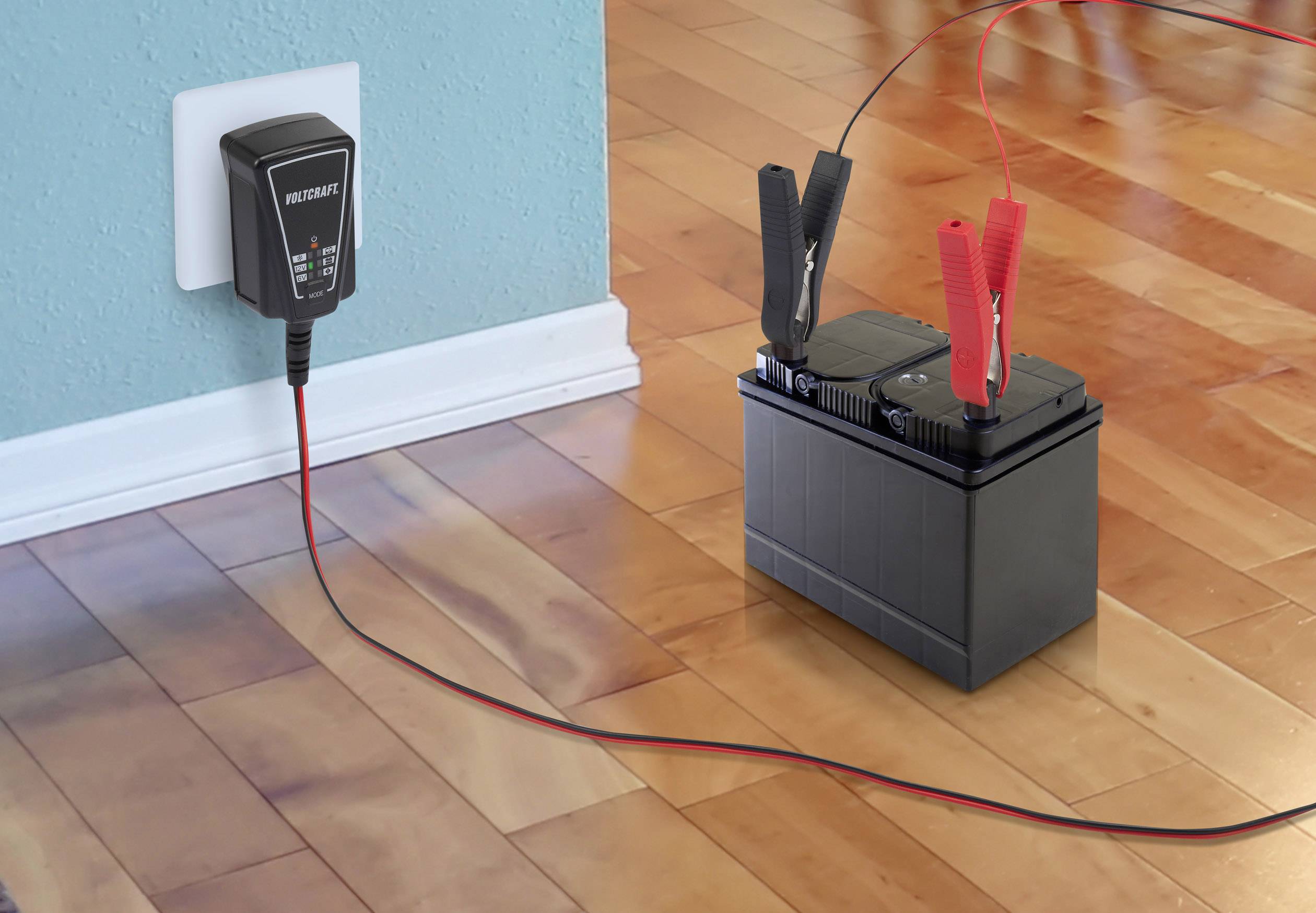 VOLTCRAFT Bleiakku-Ladegerät BC-1001 6 V, 12V Ladestrom (max.) 1A