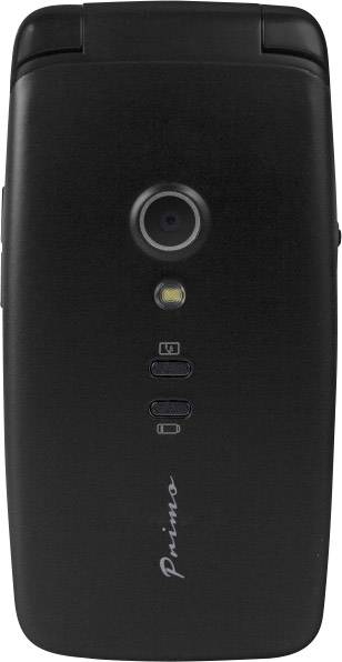 Primo by DORO 406 Senioren-Klapp-Handy mit Ladestation, SOS Taste Schwarz