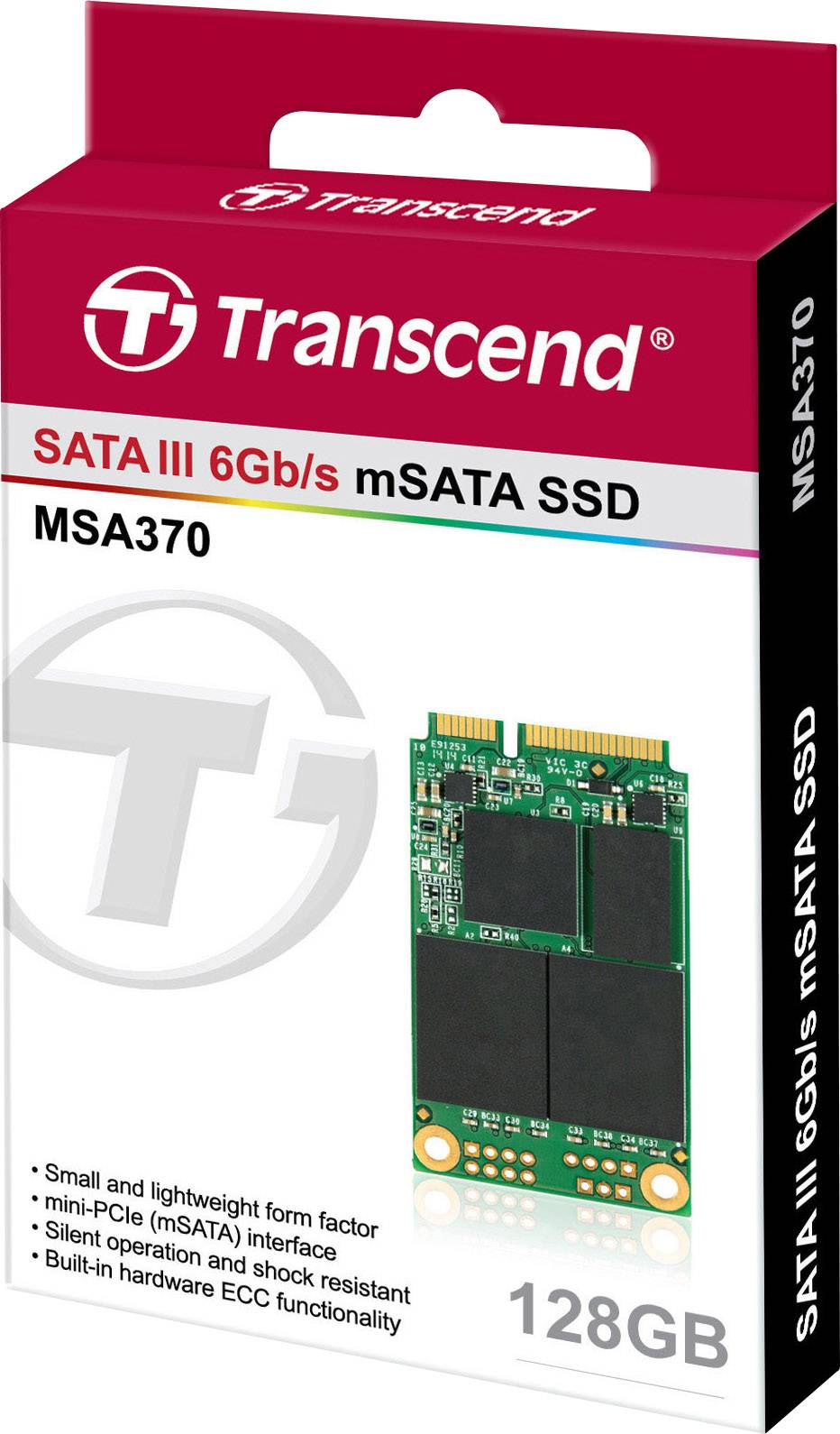 Transcend 370 128 GB Interne mSATA SSD mSATA Retail TS128GMSA370