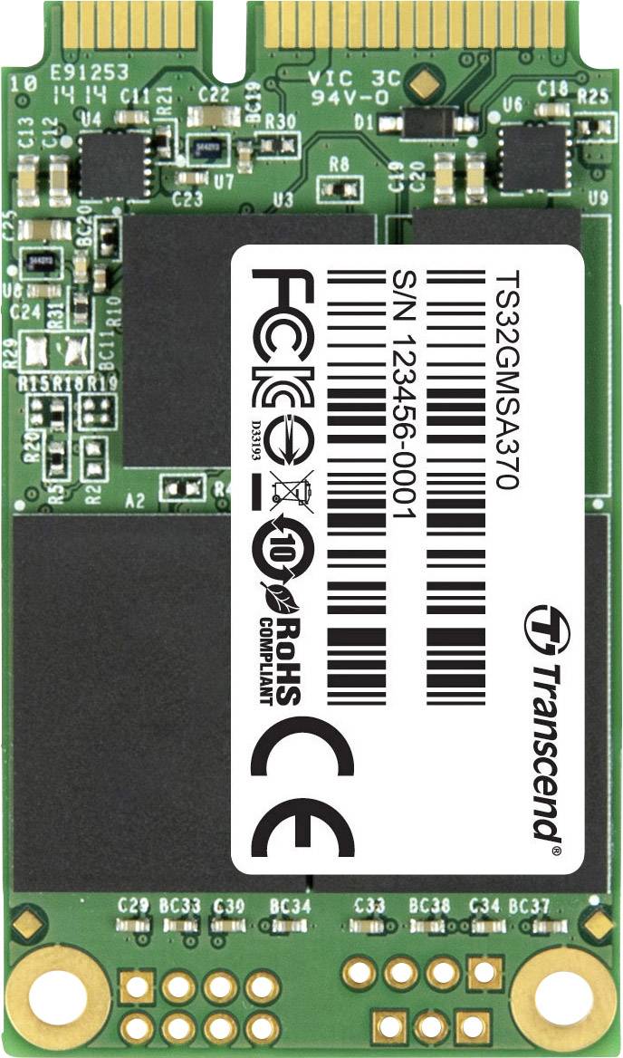 Transcend 370 32 GB Interne mSATA SSD mSATA Retail TS32GMSA370
