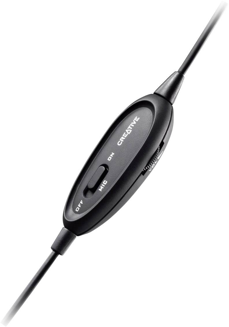 Creative Sound Blaster Blaze Over Ear Headset kabelgebunden Stereo Schwarz, Rot Mikrofon-Rauschunterdrückung Lautstärkeregelung, Mikrofon-Stummscha