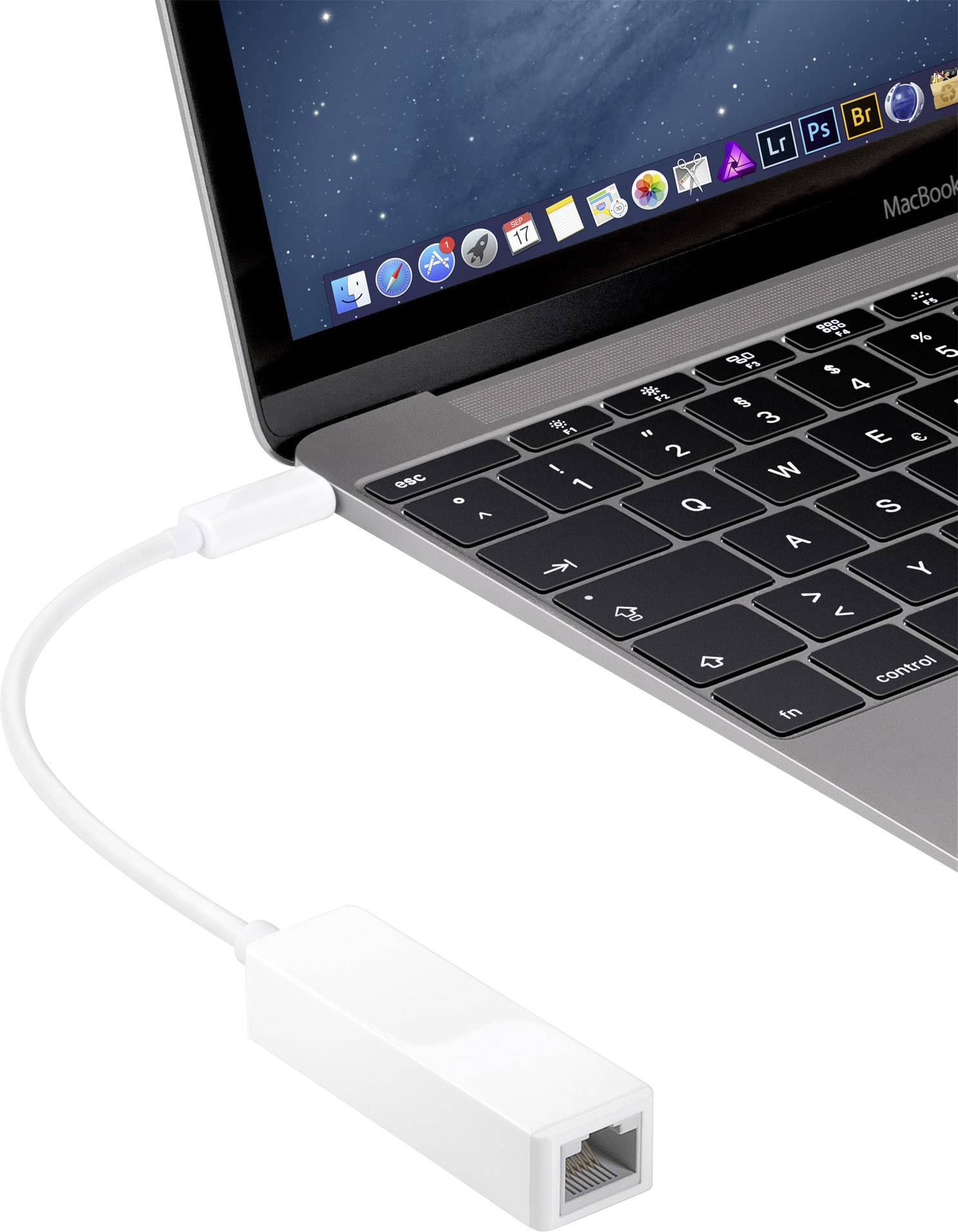 Goobay 66255 Netzwerkadapter 1 GBit/s LAN (10/100/1000 MBit/s), USB-C®