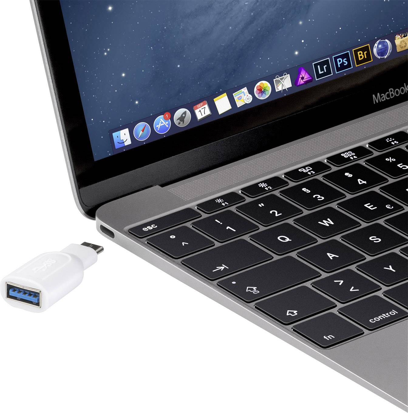 Goobay USB 3.2 Gen 1 (USB 3.0) Adapter [1x USB-C® Stecker - 1x USB 3.2 Gen 1 Buchse A (USB 3.0)] 66262 20.00 cm