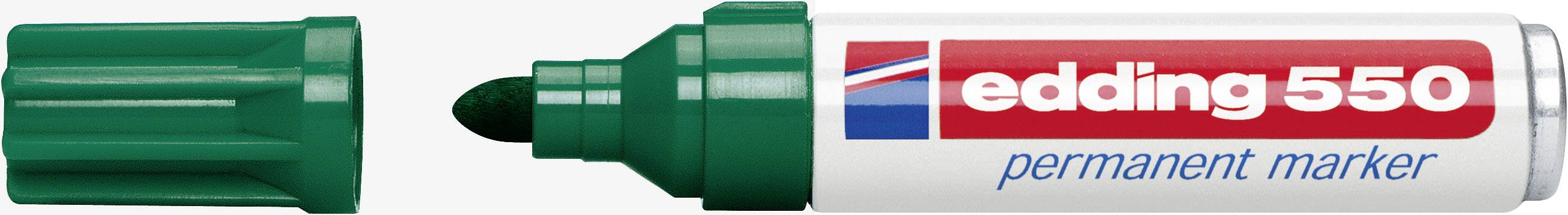 Edding edding 550 4-550004 Permanentmarker Grün wasserfest: Ja