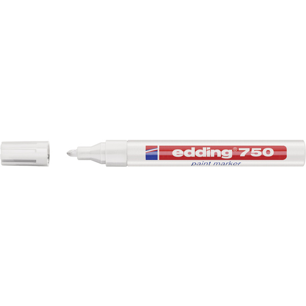 Edding 4-750049 750 paint marker Lackmarker Weiß 2 mm, 4mm /Pack