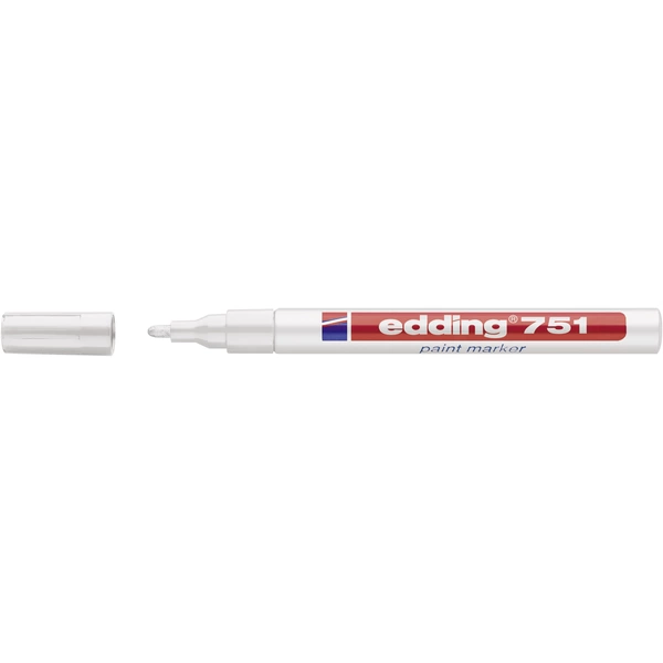 Edding 751 paint marker 4-751049 Lackmarker Weiß 1 mm, 2mm Edding 751 paint marker 4-751049 Lackmarker Weiß 1 mm, 2mm