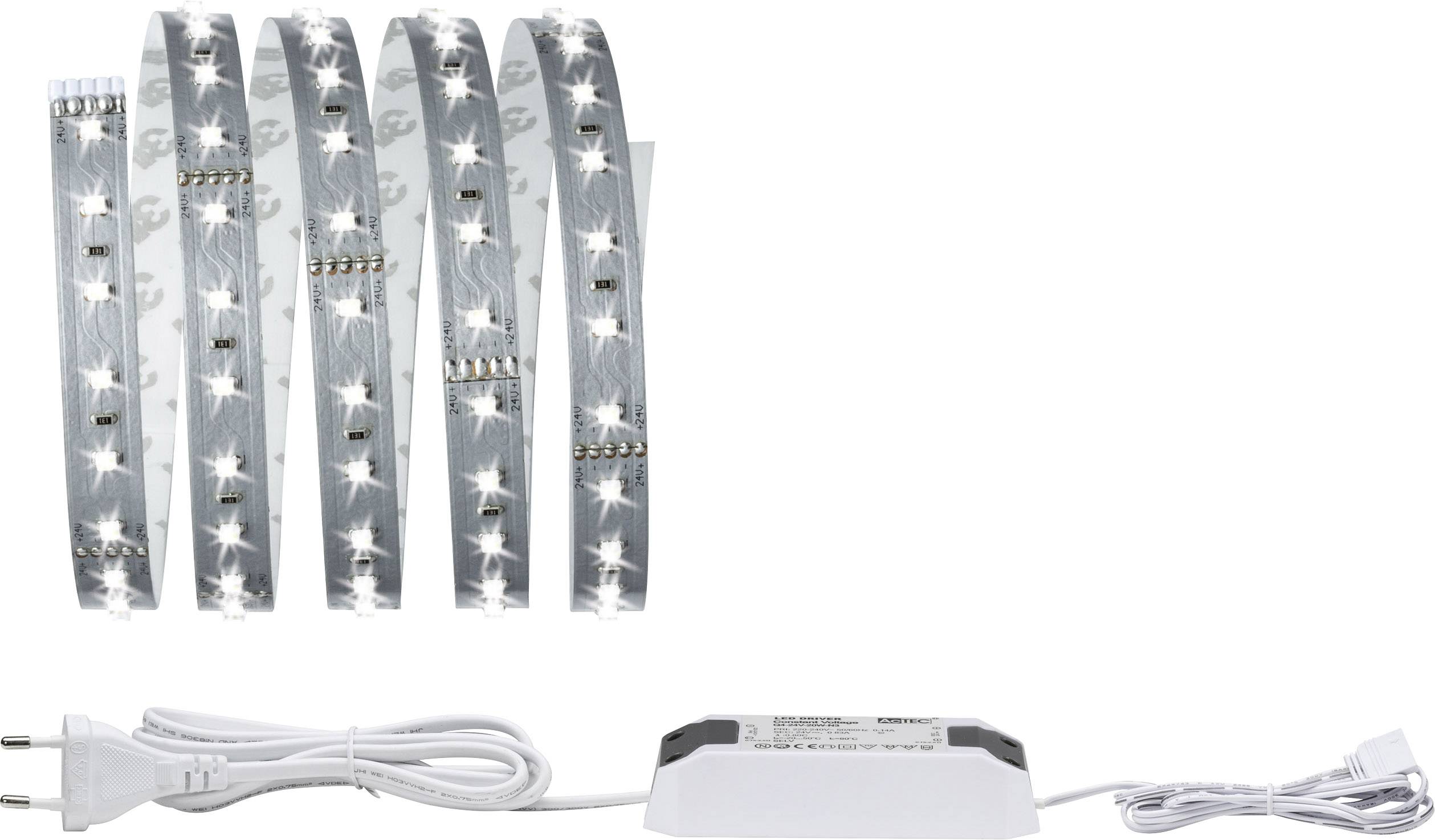 Paulmann MaxLED 500 70578 LED-Streifen-Basisset mit Stecker 24V 1.5m Tageslichtweiß 1St.