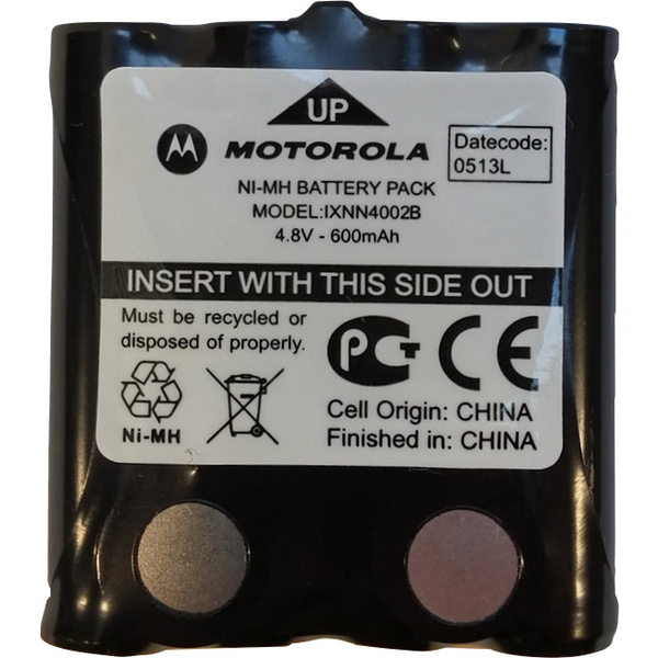 Motorola Solutions Funkgeräte-Akku 4.8V 600 mAh