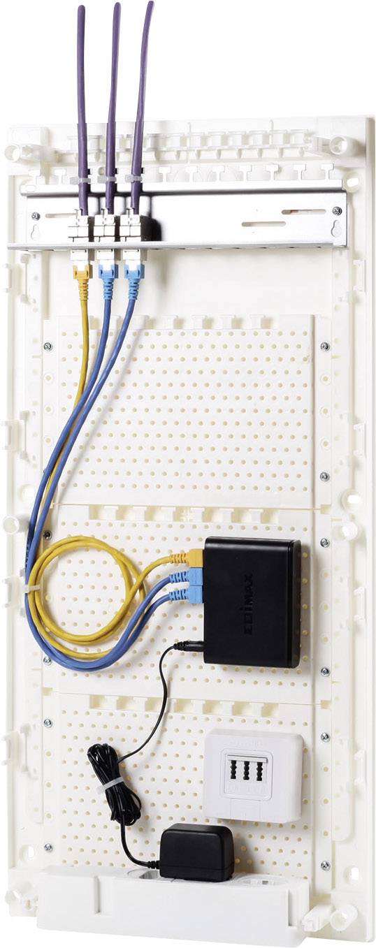 F-Tronic 7220088 APV48K Verteilerschrank Aufputz Anzahl Teilungen = 12 Anzahl Reihen = 4 Inhalt 1 St.