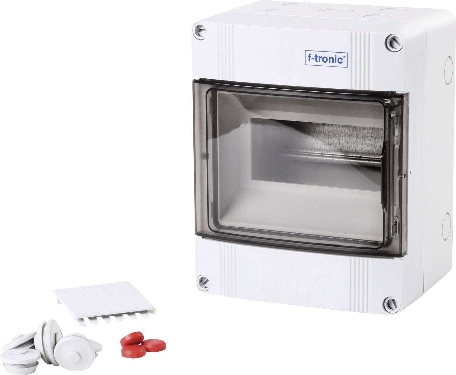 F-Tronic 7240031 APV6 Verteilerschrank Aufputz Anzahl Teilungen = 7 Anzahl Reihen = 1 Inhalt 1 St.