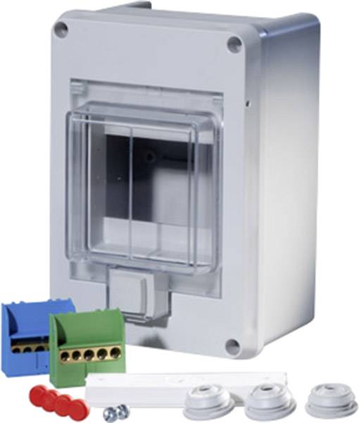 F-Tronic 7240050 KV04WDKE Verteilerschrank Aufputz Anzahl Teilungen = 4 Anzahl Reihen = 1 Inhalt 1St.