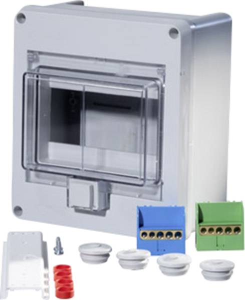 F-Tronic 7240051 KV06WDKE Verteilerschrank Aufputz Anzahl Teilungen = 6 Anzahl Reihen = 1 Inhalt 1 St.