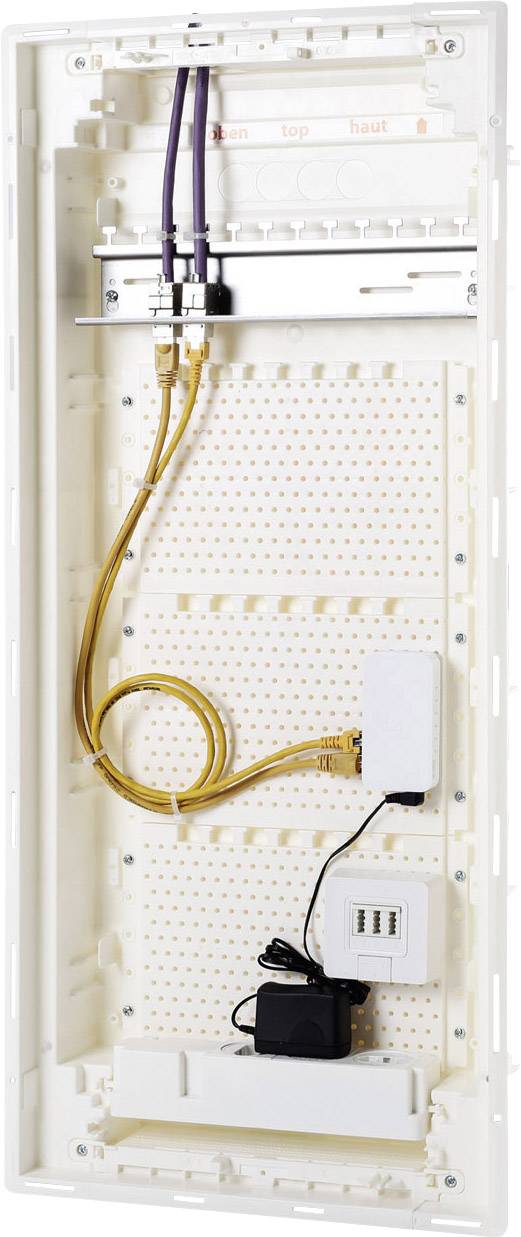 F-Tronic 7250033 JUMBO48K Verteilerschrank Hohlwand, Unterputz Anzahl Teilungen = 12 Anzahl Reihen = 4 Inhalt 1St.